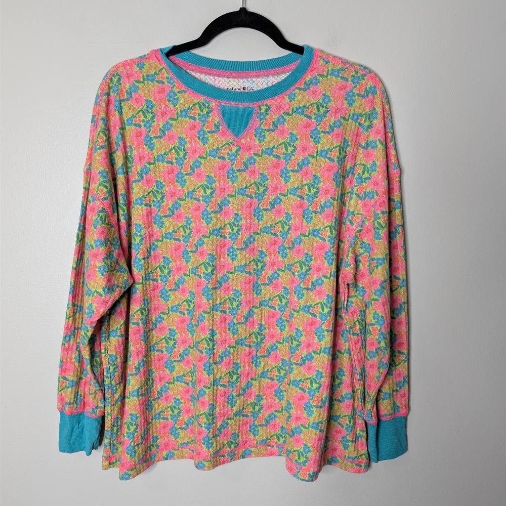 Natural Life Oversized Thermal Shirt